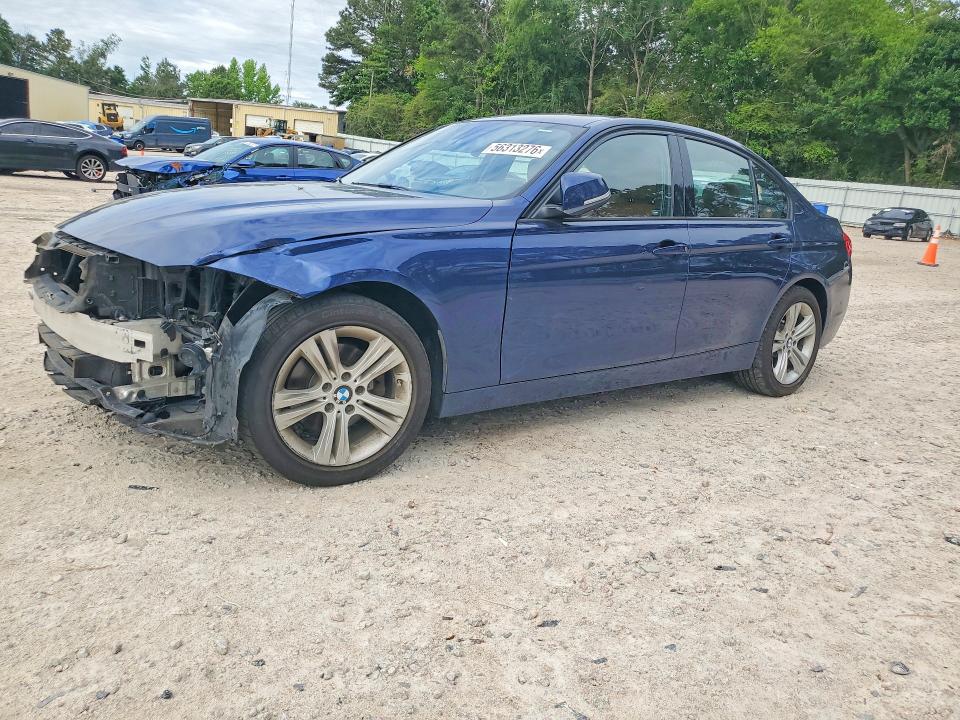 2016 BMW 3er VIN WBA8E3C57GK504716 COPART salvage auction — FRONT END, NC - SALVAGE CERTIFICATE OF TITLE, sold $2,700 on 2026-08-07 (photo 1)