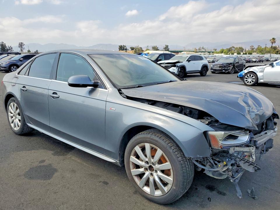 2015 Audi A4 VIN WAUAFAFL0FN034295 COPART salvage auction — FRONT END, Tx - Dis/Dlr/Exp Only Clean Title, sold $450 on 2026-07-22 (photo 4)