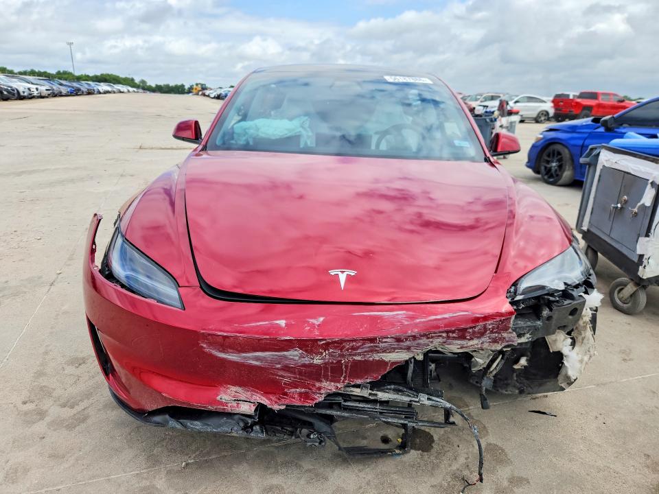 2024 Tesla Model 3 VIN 5YJ3E1ET5RF830219 COPART salvage auction — FRONT END, Tx - Salvage Vehicle Title, sold $16,100 on 2026-07-27 (photo 5)