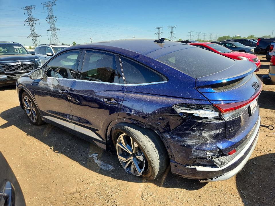 2023 Audi Q4 e-tron VIN WA132BFZ7PP020766 COPART salvage auction — FRONT END, Il - Salvage Certificate, sold $6,200 on 2026-07-28 (photo 2)