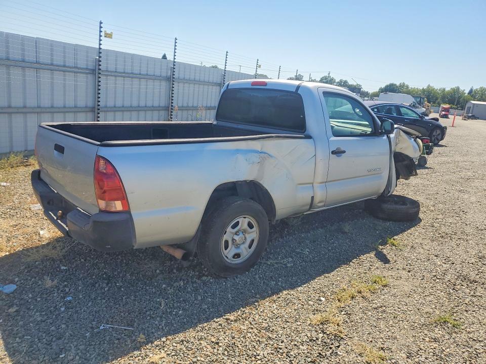 2008 Toyota Tacoma VIN 5TENX22NX8Z522216 COPART salvage auction — FRONT END, Nv - Salvage Title, sold $2,850 on 2026-07-14 (photo 3)