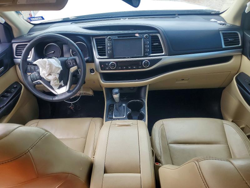 2015 Toyota Highlander VIN 5TDKKRFH9FS080585 COPART salvage auction — FRONT END, Salvage Title, sold $125 on 2026-07-21 (photo 8)