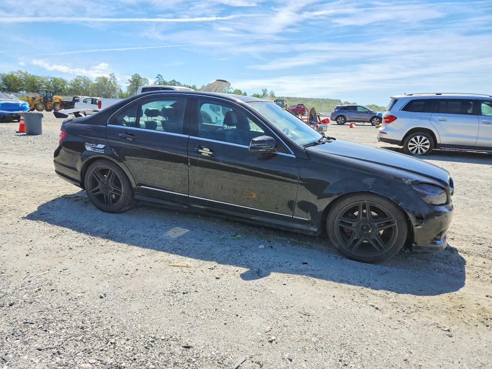 2010 Mercedes-benz C-klasse VIN WDDGF8BBXAF467375 COPART salvage auction — FRONT END, Sc - Cert Of Title-Salvage, sold $675 on 2026-08-10 (photo 4)