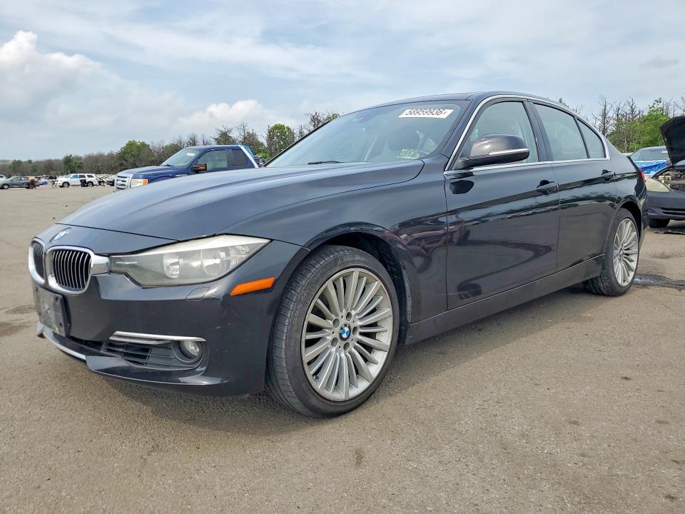 2013 BMW 3er VIN WBA3B5G56DNS01669 COPART salvage auction — FRAME DAMAGE, Ny - Mv-907A Salvage Certificate, sold $900 on 2026-08-12 (photo 1)
