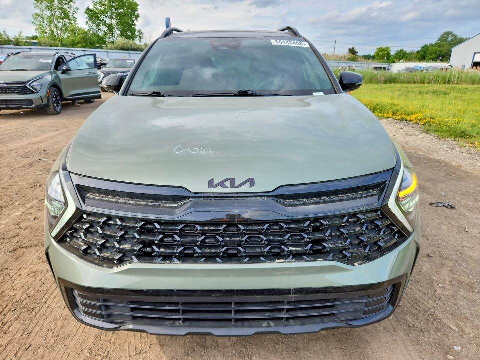 2025 Kia Sportage VIN 5XYK6CDFXSG234666 COPART salvage auction — HAIL, Oh - Cert Of Title-Salvage, sold $13,000 on 2026-07-20 (photo 5)