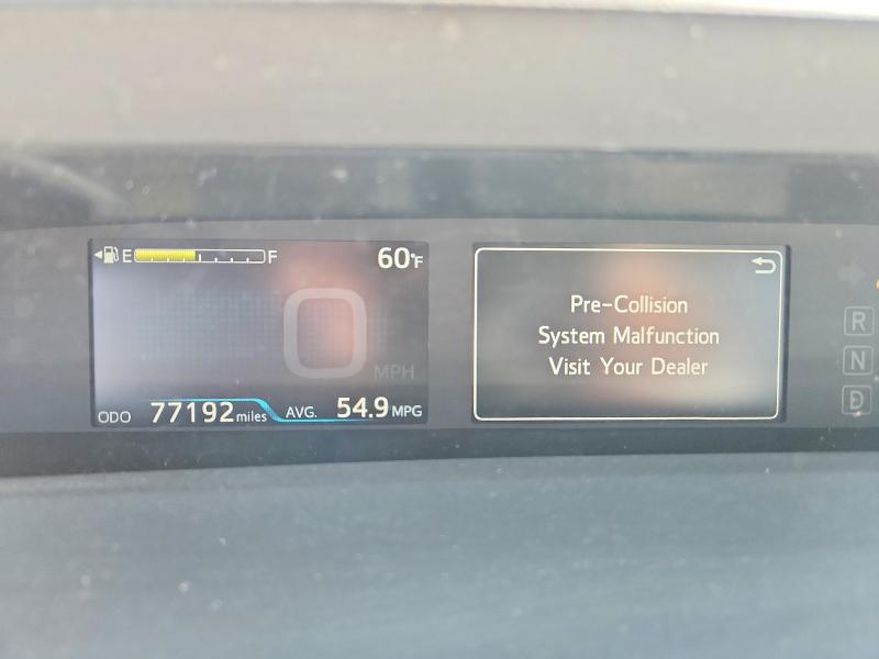 2019 Toyota Prius VIN JTDKARFU6K3071869 COPART salvage auction — SIDE, Nm - Cert Of Title-Salvage, sold $550 on 2026-07-30 (photo 9)