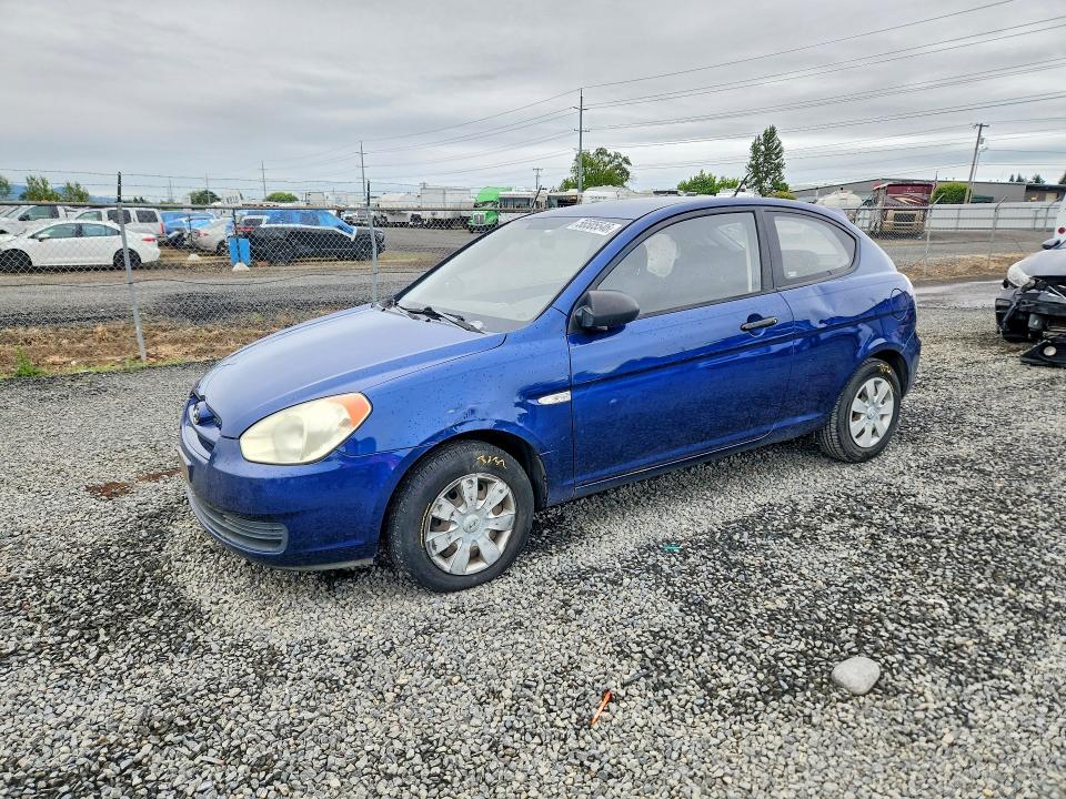 2007 Hyundai Accent VIN KMHCM36C87U038661 COPART salvage auction — SIDE, OR - SALVAGE TITLE CERTIFICATE, sold $200 on 2026-07-28 (photo 1)
