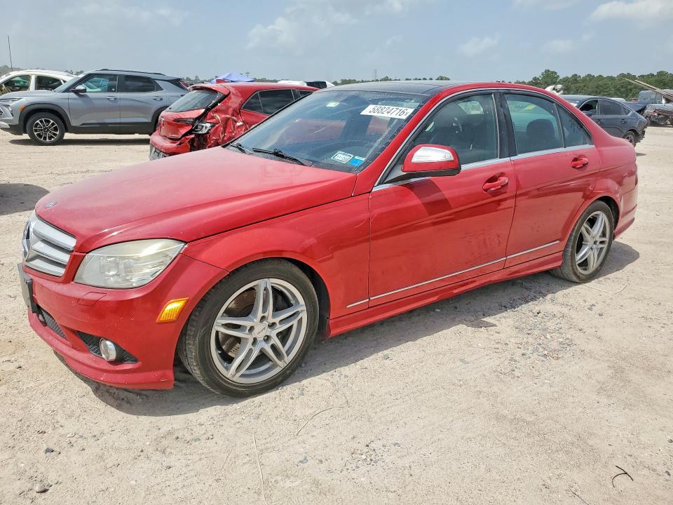 2008 Mercedes-benz C-klasse VIN WDDGF56X88F162956 COPART salvage auction — WATER/FLOOD, Tx - Salvage Title-Flood Damage, sold $150 on 2026-07-24 (photo 1)