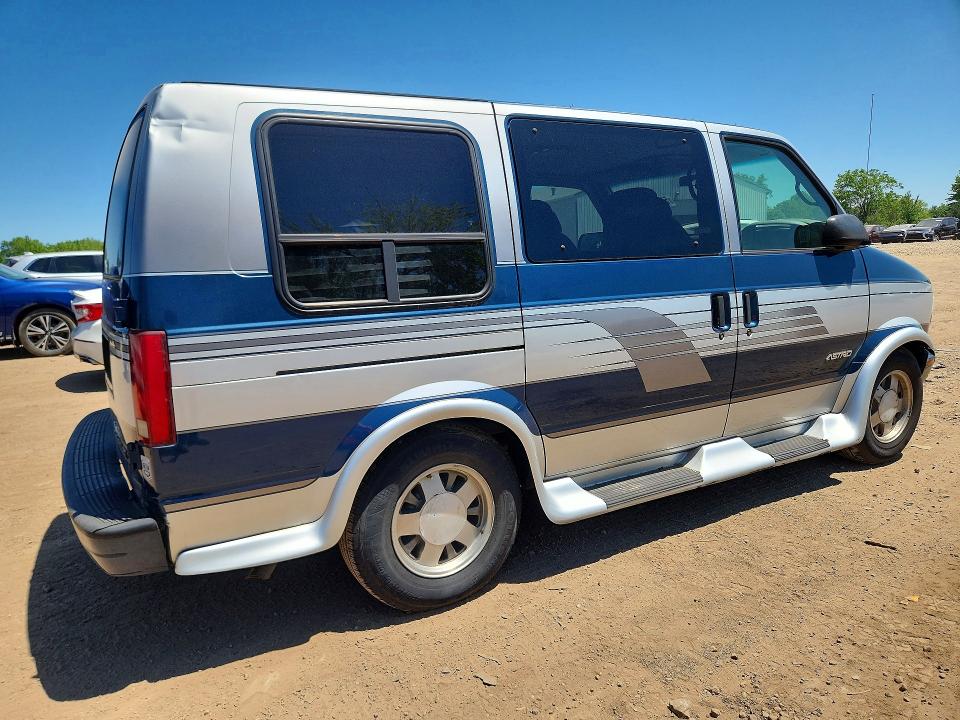 2002 Chevrolet Astro VIN 1GBDM19X12B156104 COPART salvage auction — HAIL, Oh - Cert Of Title-Salvage, sold $375 on 2026-07-09 (photo 3)