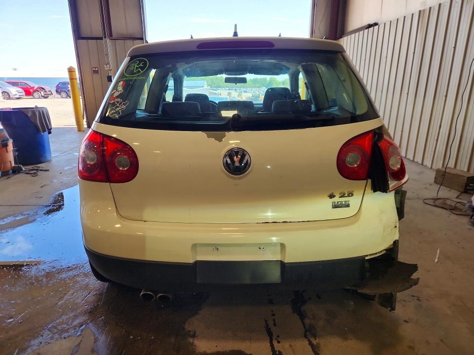 2009 Volkswagen Golf VIN WVWBA71K09W030138 COPART salvage auction — REAR END, Pa - Certificate Of Salvage, sold $400 on 2026-07-02 (photo 6)