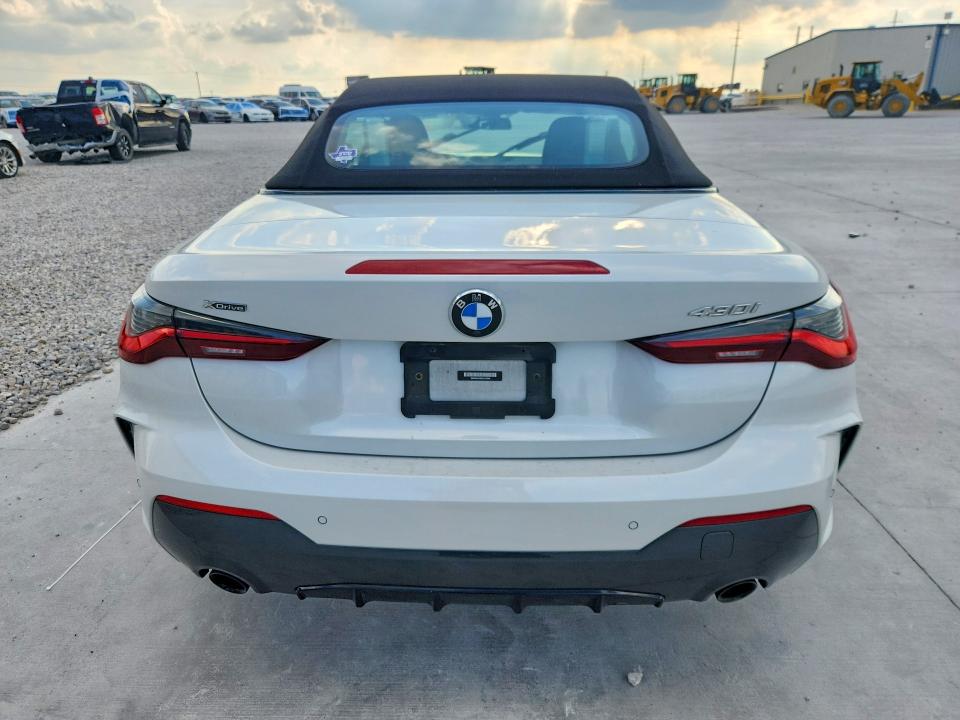 2022 BMW 4er VIN WBA43AT05NCJ51848 COPART salvage auction — FRONT END, Tx - Certificate Of Title, sold $15,200 on 2026-08-21 (photo 6)