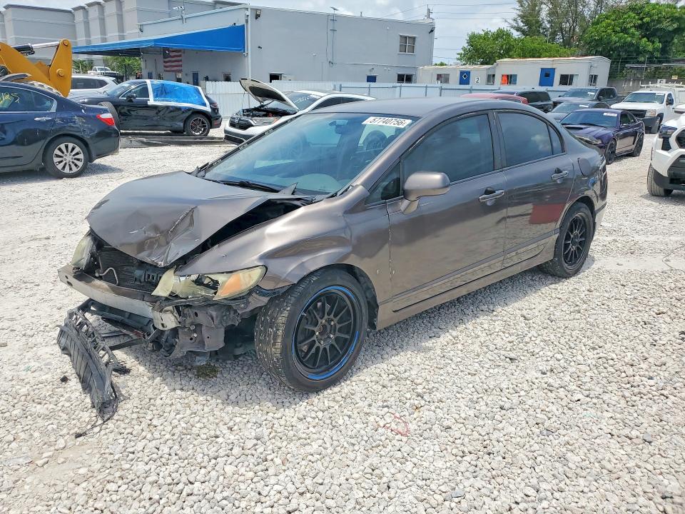 2011 Honda Civic VIN 19XFA1F51BE015973 COPART salvage auction — FRONT END, Fl - Cert Of Title Slvg Rebuildable, sold $425 on 2026-07-10 (photo 1)
