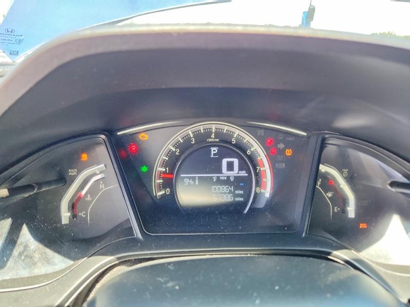 2018 Honda Civic VIN SHHFK7H4XJU202852 COPART salvage auction — FRONT END, Fl - Cert Of Title Slvg Rebuildable, sold $1,550 on 2026-07-13 (photo 9)