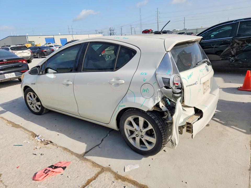 2012 Toyota Prius VIN JTDKDTB3XC1500106 COPART salvage auction — REAR END, Salvage Title, sold $175 on 2026-07-24 (photo 2)