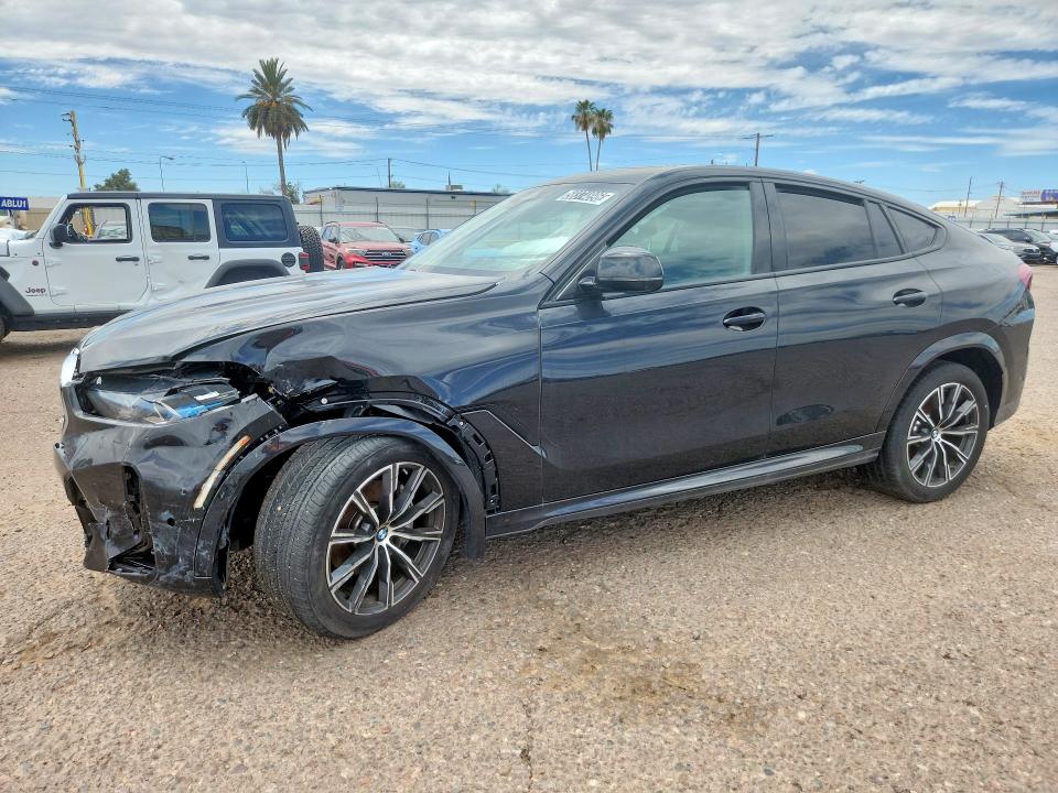 2025 BMW X6 VIN 5UX33EX08S9X01227 COPART salvage auction — FRONT END, AZ - CERTIFICATE OF TITLE, sold $42,000 on 2026-07-15 (photo 1)