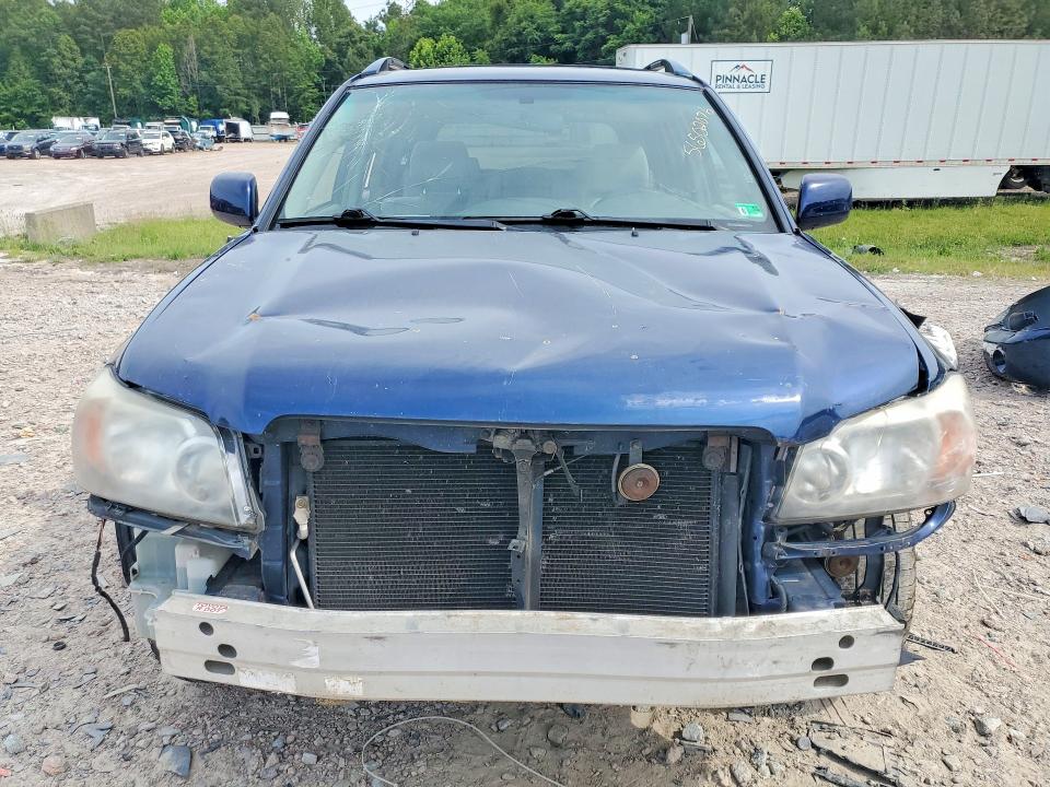 2004 Toyota Highlander VIN JTEEP21A640025121 COPART salvage auction — FRONT END, Va - Certificate Of Title, sold $925 on 2026-07-06 (photo 5)