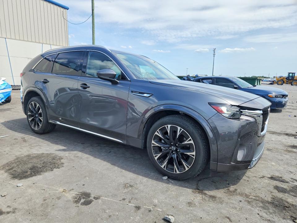 2024 Mazda Cx-90 VIN JM3KK1HC1R1166033 COPART salvage auction — SIDE, Salvage Title, sold $950 on 2026-07-27 (photo 4)