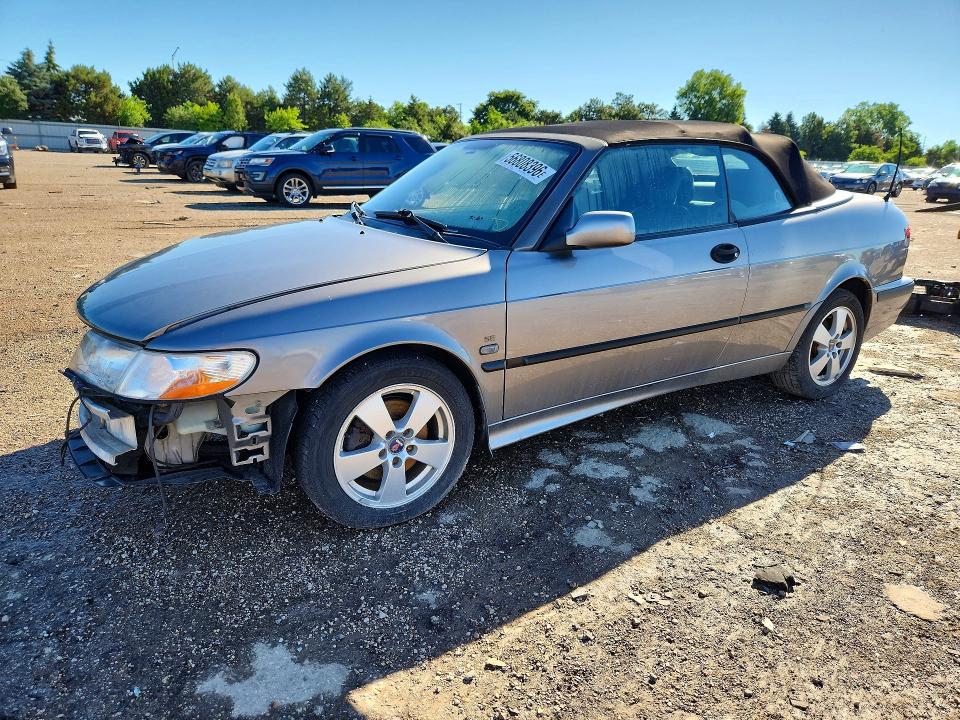 2002 Saab 9-3 VIN YS3DF75K327013671 COPART salvage auction — FRONT END, Il - Salvage Certificate, sold $300 on 2026-08-06 (photo 1)