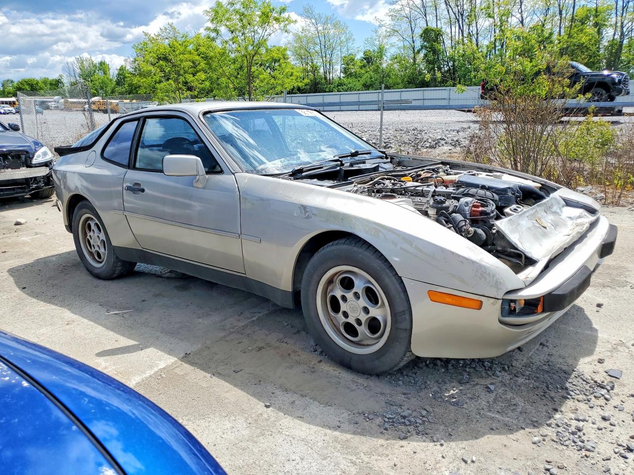 1984 Porsche 944 VIN WP0AA0944EN453698 COPART salvage auction — Front End, FL - CERT OF TITLE SLVG REBUILDABLE (P), sold $2,700 on 2026-07-01 (photo 4)