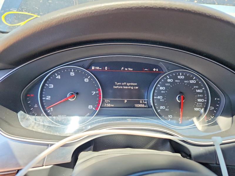 2017 Audi A6 VIN WAUG8AFC4HN017765 COPART salvage auction — FRONT END, Il - Salvage Certificate, sold $2,500 on 2026-07-21 (photo 9)