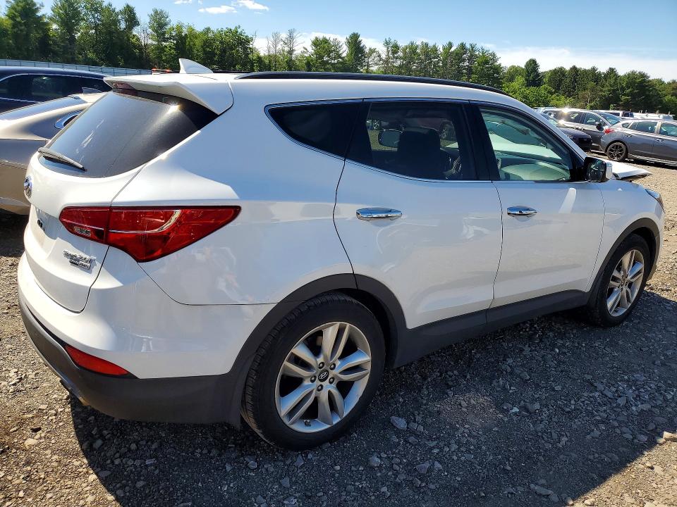 2015 Hyundai Santa fe VIN 5XYZWDLA9FG275290 COPART salvage auction — FRONT END, Md - Cert Of Salvage > 75% Damage, sold $1,350 on 2026-07-20 (photo 3)