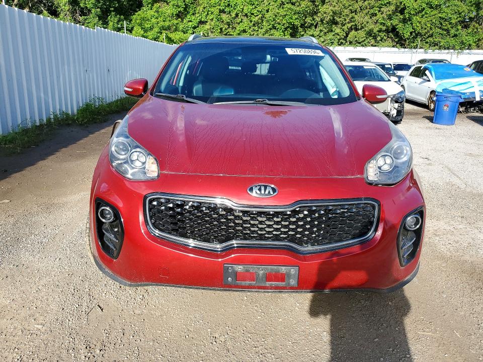 2017 Kia Sportage VIN KNDPNCAC0H7200115 COPART salvage auction — SIDE, On - Permit Salvage, sold $2,000 on 2026-07-16 (photo 5)