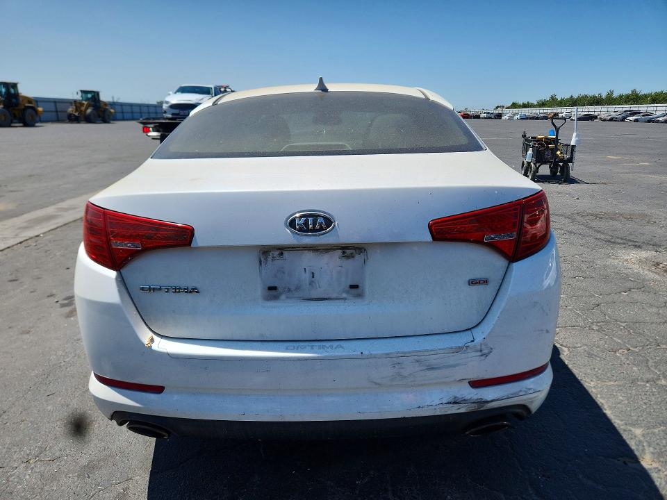 2012 Kia Optima VIN KNAGM4A77C5281658 COPART salvage auction — FRONT END, Ca - Salvage Certificate, sold $775 on 2026-07-09 (photo 6)