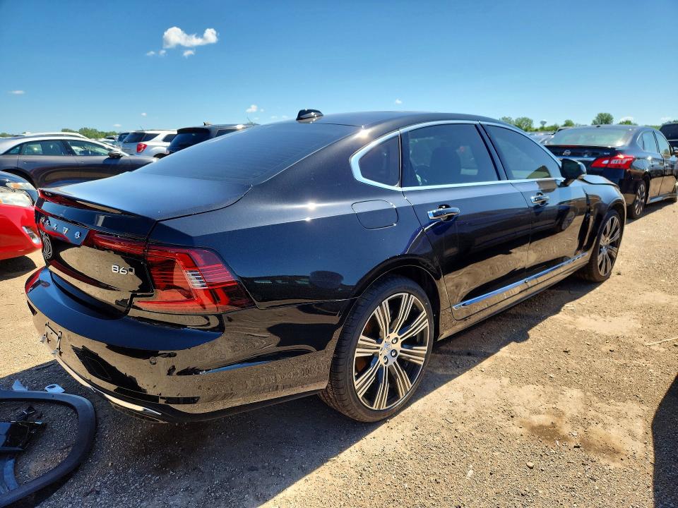 2022 Volvo S90 VIN LVY062MLXNP250223 COPART salvage auction — FRONT END, Il - Salvage Certificate, sold $7,000 on 2026-07-30 (photo 3)