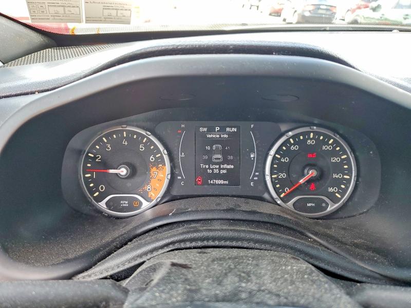 2018 Jeep VIN ZACCJBAB9JPH18566 COPART salvage auction — FRONT END, Pa - Certificate Of Salvage, sold $1,100 on 2026-08-11 (photo 9)