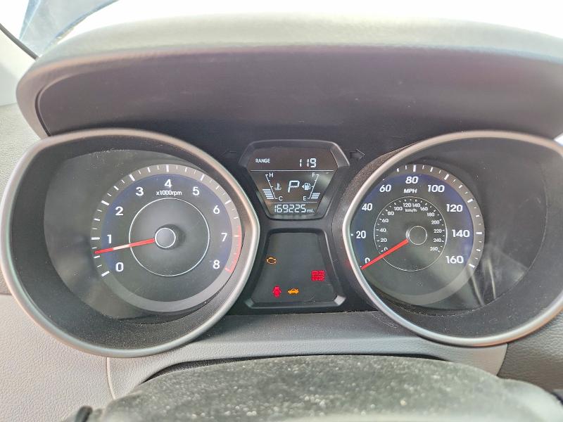 2014 Hyundai VIN 5NPDH4AE2EH533022 COPART salvage auction — UNDERCARRIAGE, Tx - Salvage Vehicle Title, sold $800 on 2026-07-09 (photo 9)