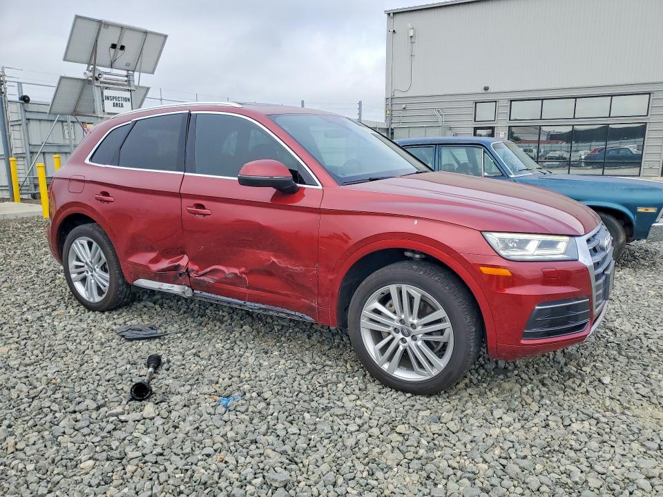 2018 Audi Q5 VIN WA1BNAFY6J2079574 COPART salvage auction — SIDE, Ca - Salvage Certificate, sold $7,400 on 2026-07-09 (photo 4)
