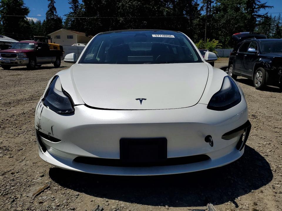 2023 Tesla Model 3 VIN 5YJ3E1EA5PF519045 COPART salvage auction — FRONT END, Wa - Vehicle Cert Of Ownership-Titl, sold $14,700 on 2026-07-24 (photo 5)