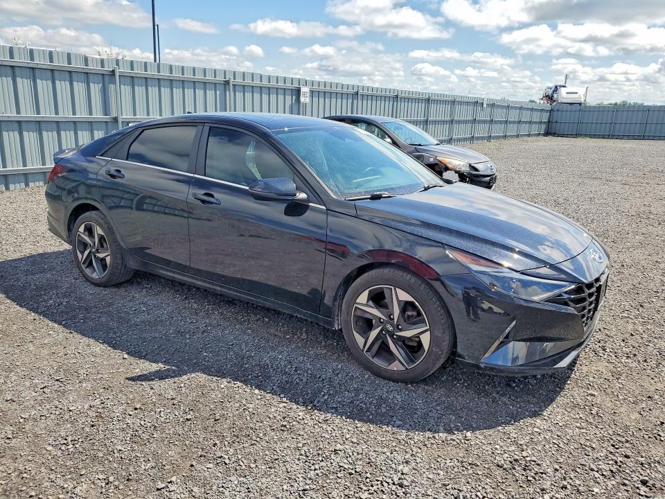 2021 Hyundai Elantra VIN KMHLN4AG1MU097396 COPART salvage auction — SIDE, On - Permit Salvage, sold $6,000 on 2026-07-09 (photo 4)