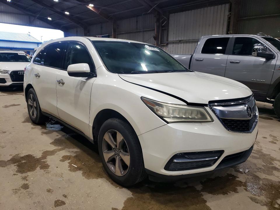 2016 Acura Mdx VIN 5FRYD3H20GB003036 COPART salvage auction — MINOR DENT/SCRATCHES, Ms - Certificate Of Title (P), sold $3,450 on 2026-07-24 (photo 4)