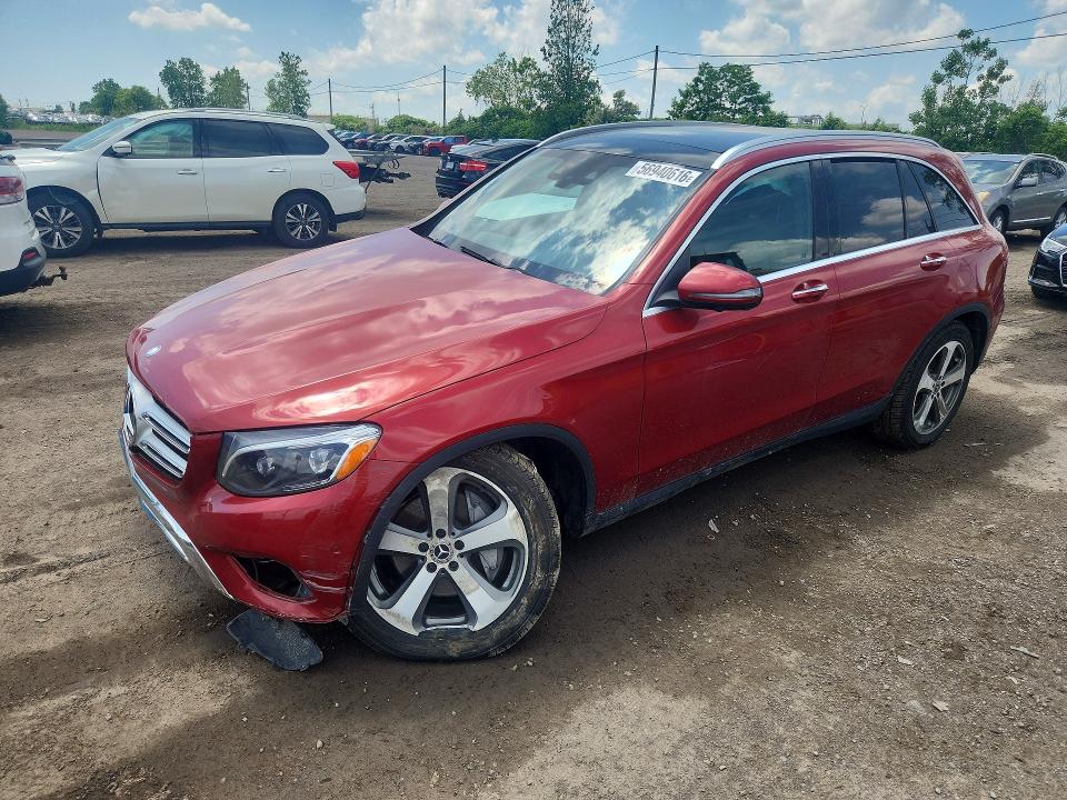 2017 Mercedes-benz Glc VIN WDC0G4KB9HF221407 COPART salvage auction — FRONT END, Qc - Gravement Accidente, sold $4,500 on 2026-07-07 (photo 1)