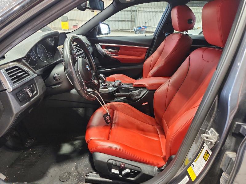 2016 BMW 3er VIN WBA8E9G52GNT46653 COPART salvage auction — WATER/FLOOD, Tx - Salvage Vehicle Title, sold $1,750 on 2026-07-31 (photo 7)