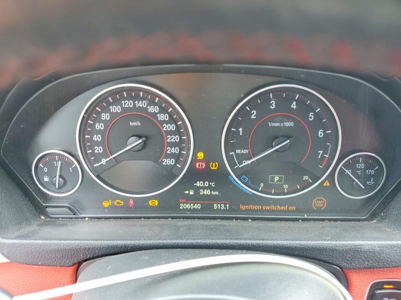 2016 BMW 4 series VIN WBA4C9C57GG141537 COPART salvage auction — FRONT END, On - Permit Salvage, sold $2,750 on 2026-07-14 (photo 9)