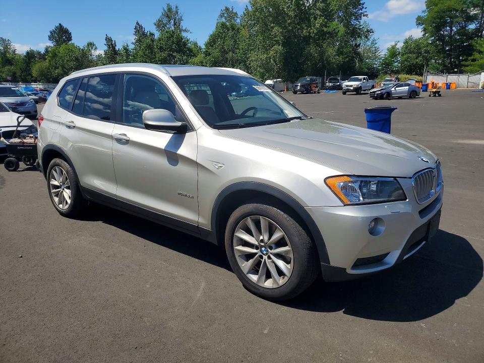 2014 BMW X3 VIN 5UXWX9C52E0D38378 COPART salvage auction — MECHANICAL, Wa - Non Public Clean Title, sold $1,450 on 2026-07-08 (photo 4)