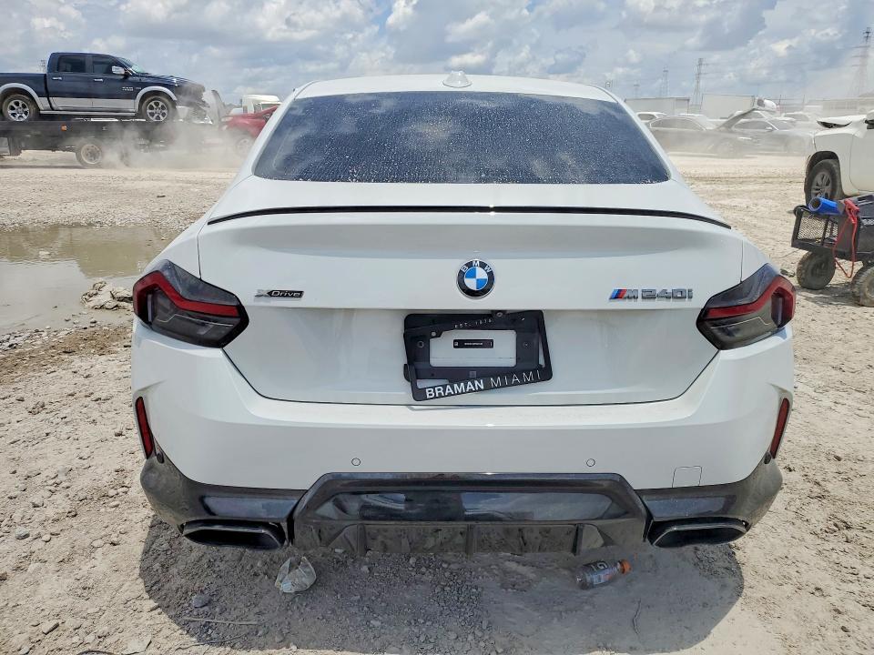 2023 BMW M240i VIN 3MW53CM02P8D62966 COPART salvage auction — FRONT END, Fl - Cert Of Title Slvg Rebuildable, sold $23,600 on 2026-07-28 (photo 6)