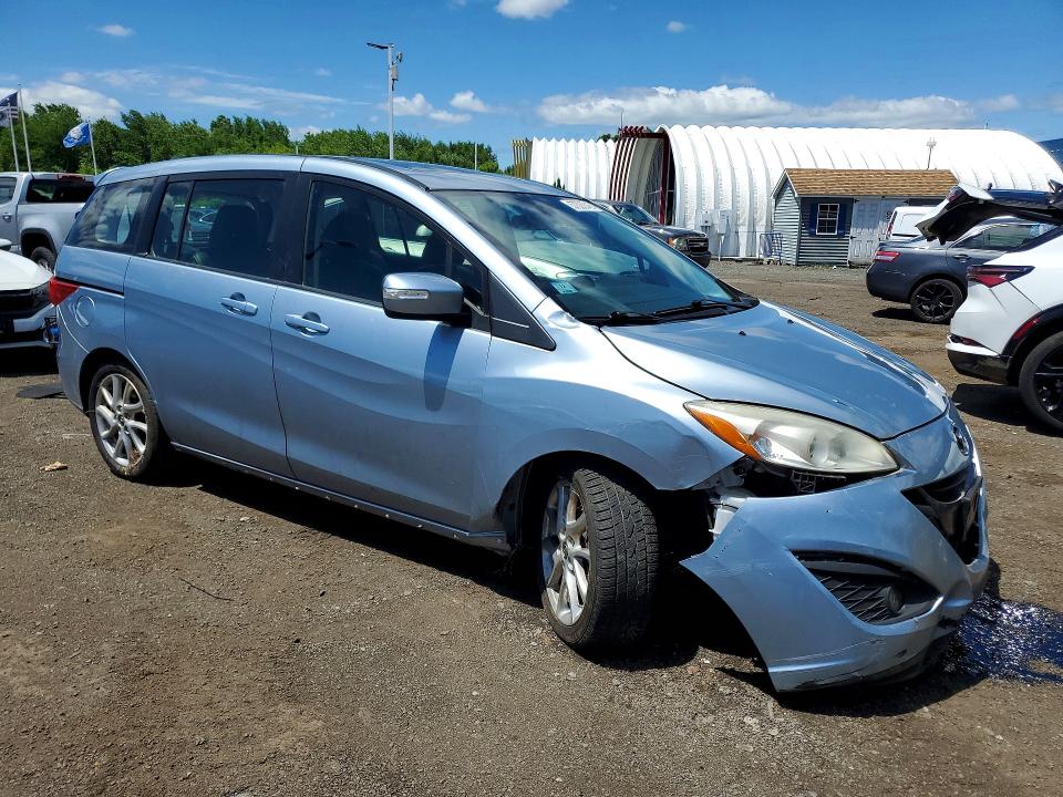 2013 Mazda 5 VIN JM1CW2DLXD0148173 COPART salvage auction — FRONT END, Ma - Cert Of Title-Salvage, sold $475 on 2026-07-09 (photo 4)