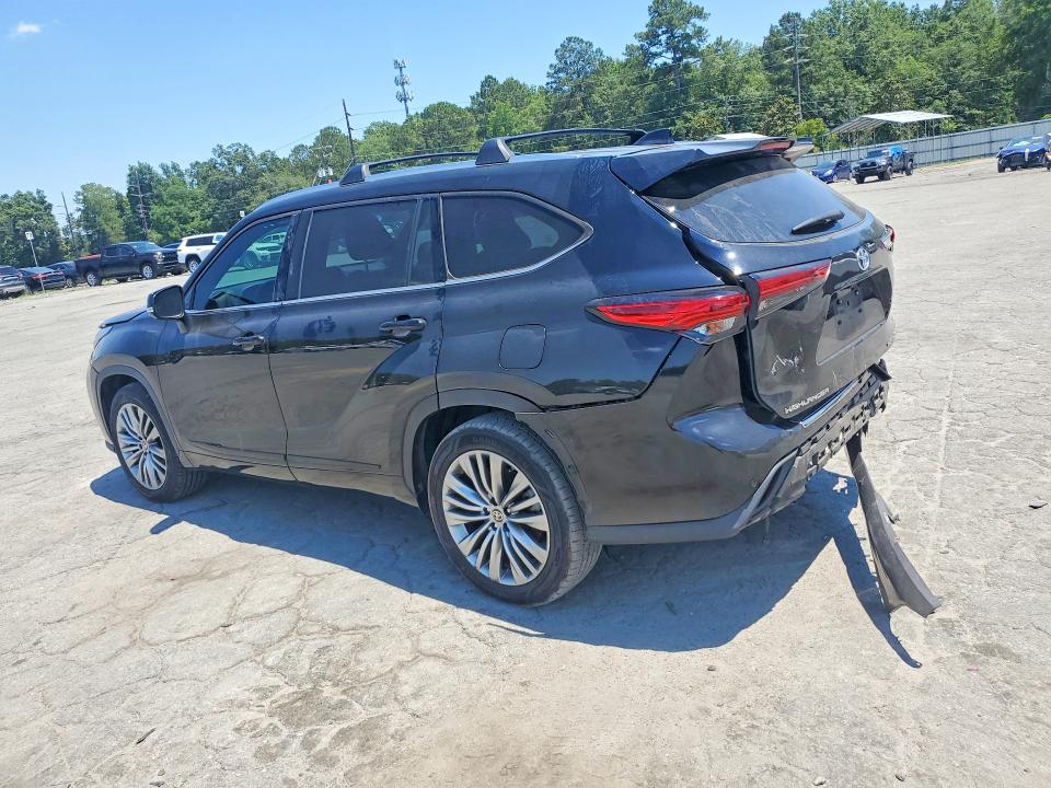 2022 Toyota Highlander VIN 5TDFARAH4NS014388 COPART salvage auction — REAR END, Ga - Cert Of Title-Salvage, sold $18,900 on 2026-07-09 (photo 2)