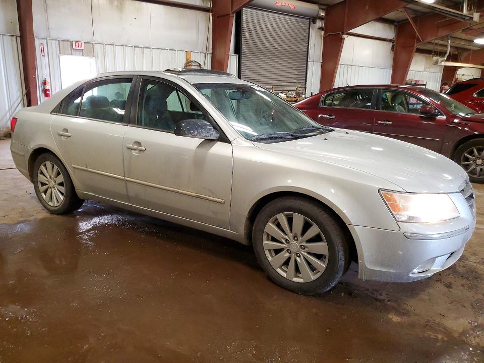 2009 Hyundai Sonata VIN 5NPEU46F39H475087 COPART salvage auction — FRONT END, Mi - Certificate Of Title, sold $775 on 2026-07-10 (photo 4)