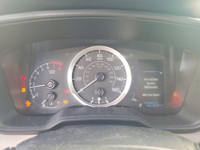 2022 Toyota VIN 5YFEPMAE9NP319655 COPART salvage auction — WATER/FLOOD, Tx - Salvage Title-Flood Damage, sold $5,700 on 2026-07-14 (photo 9)