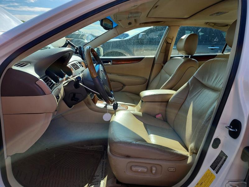 2005 Lexus ES VIN JTHBA30G555105162 COPART salvage auction — FRONT END, In - Cert Of Title-Salvage Title, sold $675 on 2026-07-21 (photo 7)