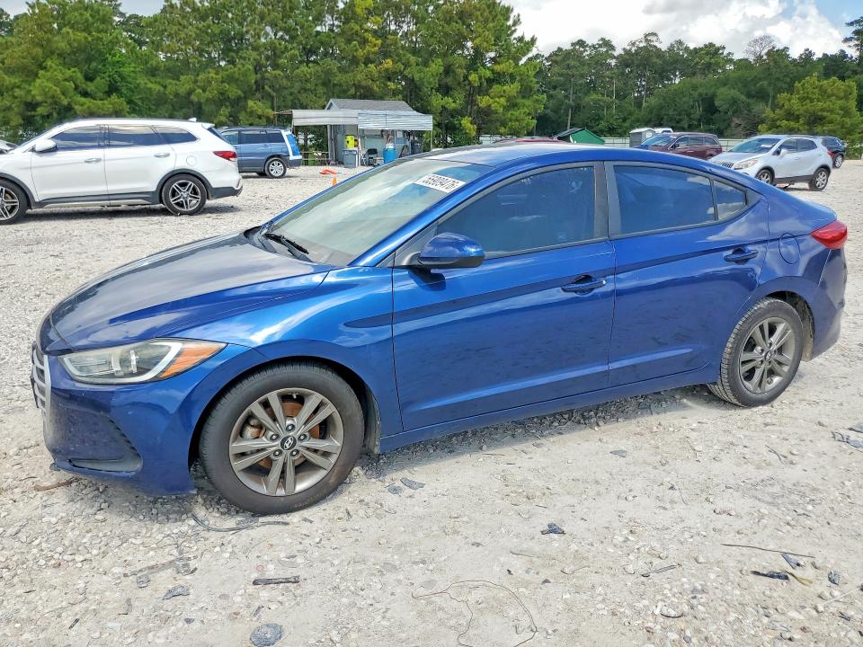 2017 Hyundai Elantra VIN 5NPD84LF1HH161005 COPART salvage auction — WATER/FLOOD, Tx - Salvage Title-Flood Damage, sold $1,100 on 2026-07-02 (photo 1)