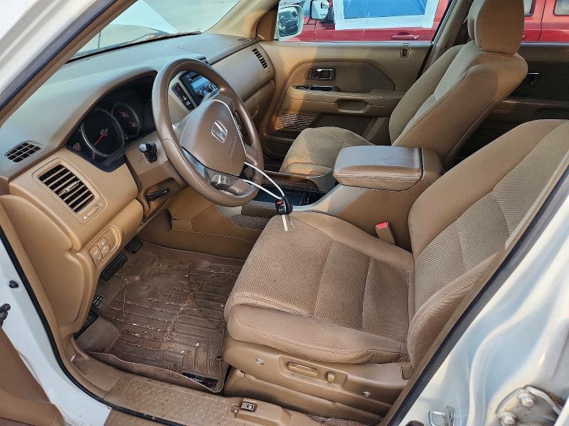 2008 Honda Pilot VIN 5FNYF18448B009523 COPART salvage auction — MINOR DENT/SCRATCHES, Tx - Certificate Of Title, sold $525 on 2026-07-02 (photo 7)