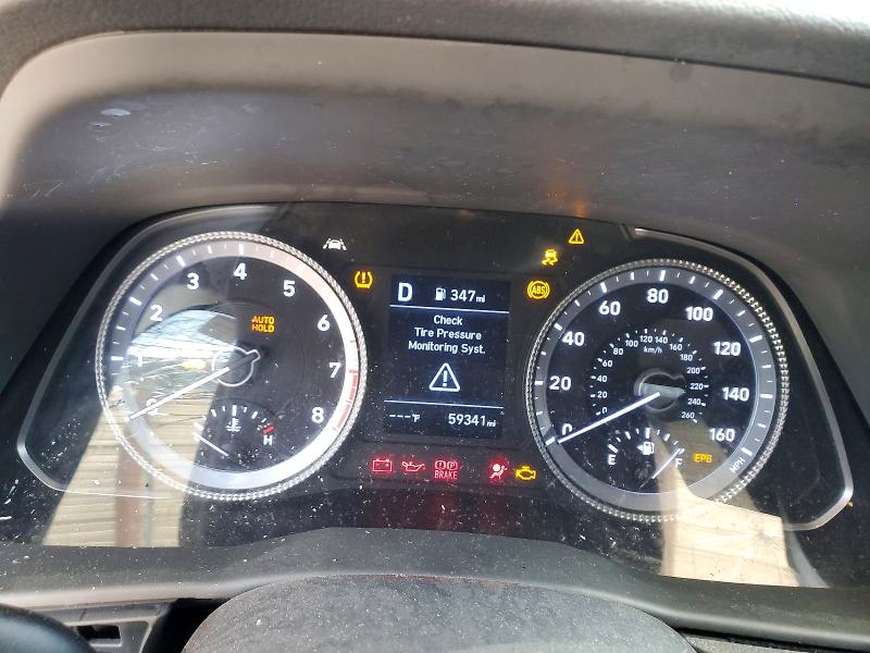 2023 Hyundai Sonata VIN KMHL24JA8PA252360 COPART salvage auction — FRONT END, AL - CERTIFICATE OF TITLE, sold $250 on 2026-07-23 (photo 9)