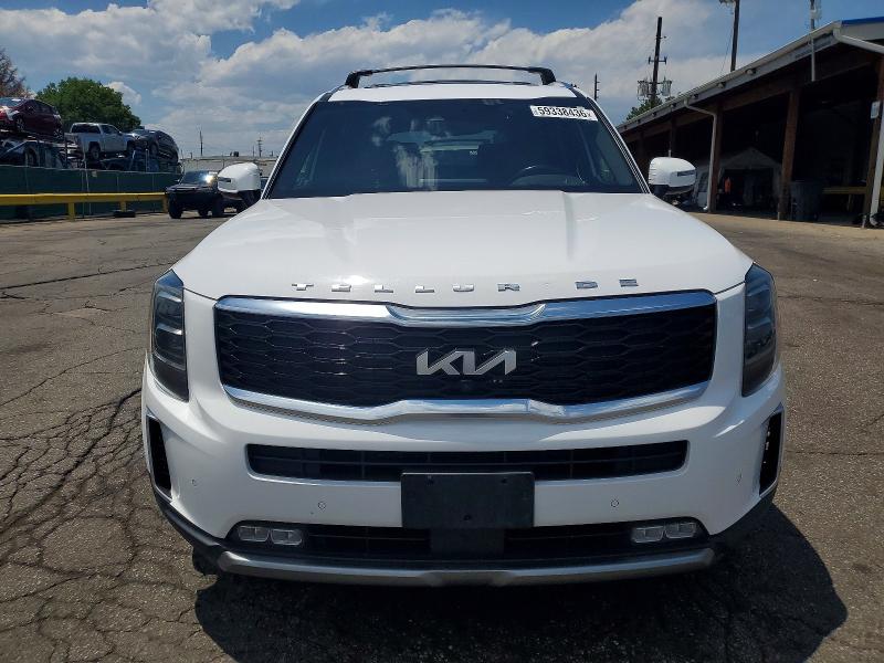 2022 Kia Telluride VIN 5XYP5DHC1NG216866 COPART salvage auction — HAIL, CO - CERTIFICATE OF TITLE (P), sold $3,350 on 2026-07-21 (photo 5)