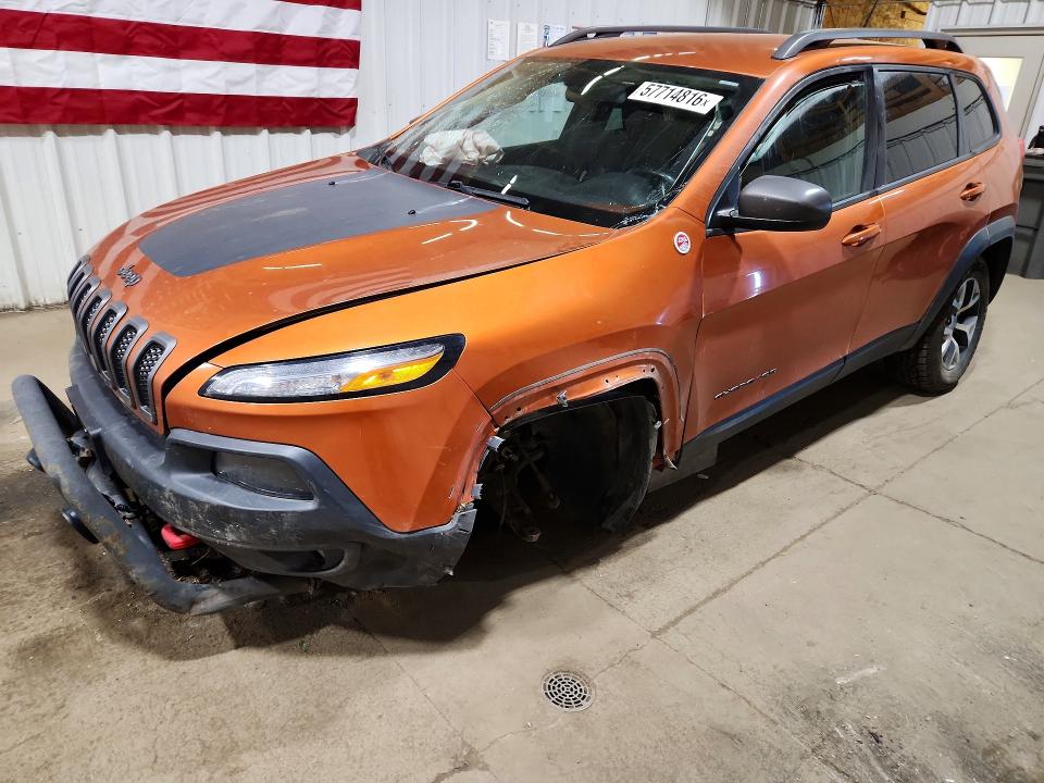 2015 Jeep Cherokee VIN 1C4PJMBS0FW544148 COPART salvage auction — FRONT END, Ak - Bill Of Sale- Salvage, sold $20 on 2026-07-21 (photo 1)