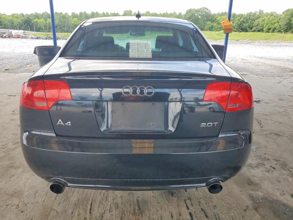 2007 Audi A4 VIN WAUBF78E17A017343 COPART salvage auction — SIDE, GA - CERT OF TITLE-SALVAGE (P), sold $400 on 2026-07-16 (photo 6)